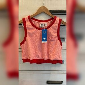 Adidas Adicolor Heritage Now Monogram Crop Top